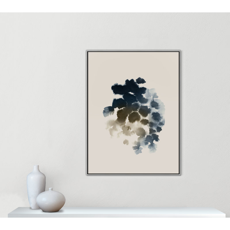 «Emerald Azure II» par Casa Fine Arts, Argent, H 49,5 po x l 37,5 po