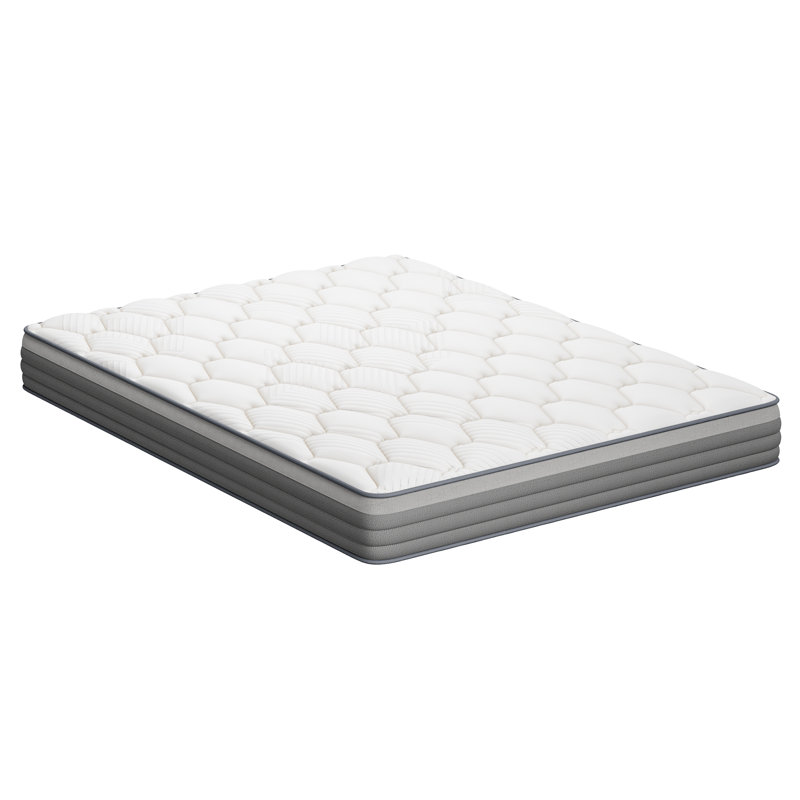 Plush Skin Friendly Memory Foam Anti Static Hybrid Mattresses In A Box With Certipur-US And Fire SGS Protection Certified, 8"