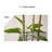 Large Mandala Simulation Green Plant-111059443