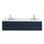 Meuble-lavabo double 80 po X P 22 po D, plateau en marbre de culture et ensemble de robinet-1320363764-1320363766-1320363769