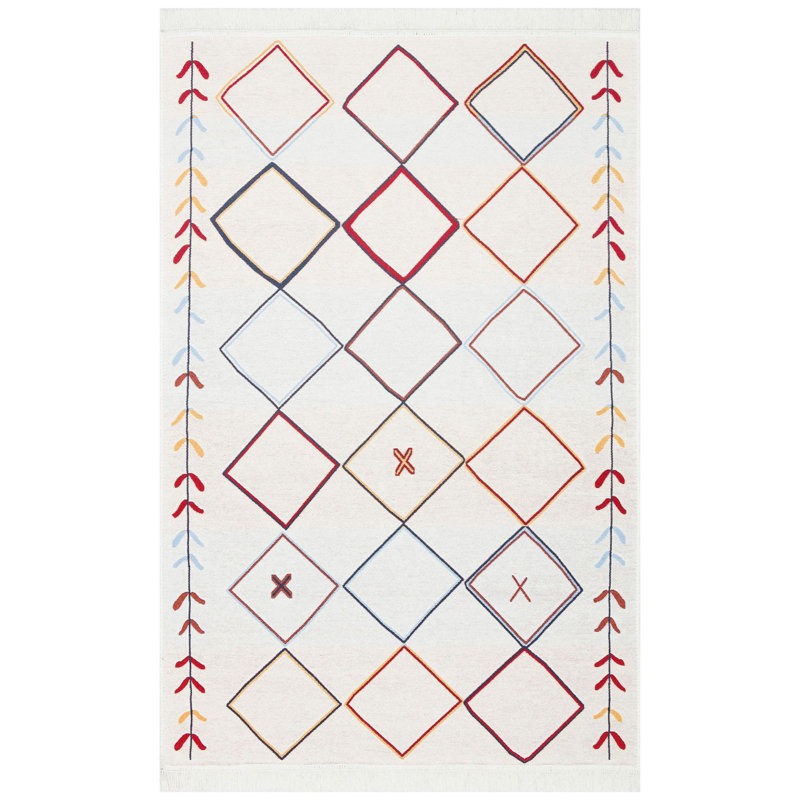 Selina Cotton Flatweave Area Rug, Runner 80 x 300cm