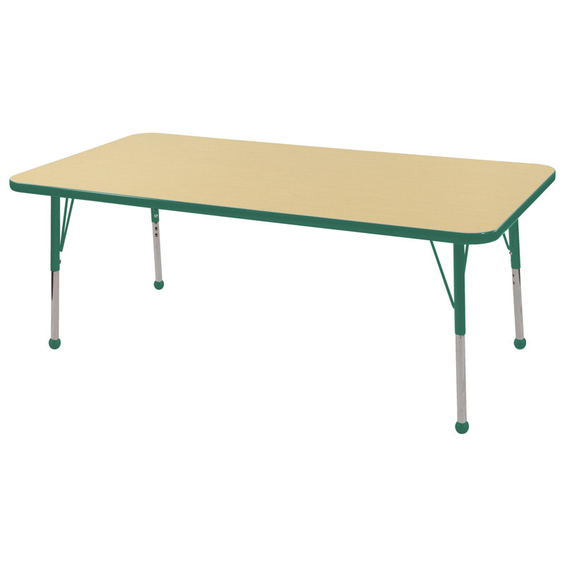 Table rectangulaire 60 "x 24", 60 po x 30 po, Vert