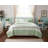 6 Piece Cotton Percale Quilt Set with Throw Pillows King/Cal King-130671629