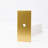 2.25" Modern Brass Rectangular Backplate