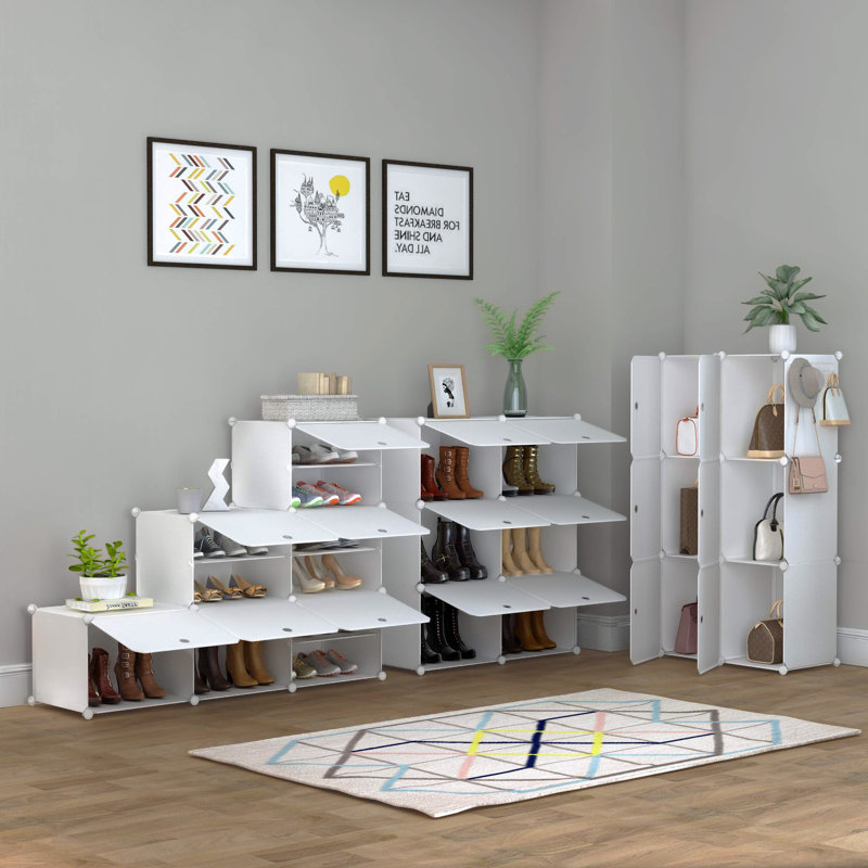 20 Pair Shoe Storage Cabinet
