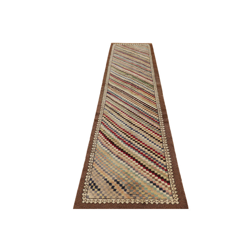 One-of-a-Kind 2’8”x11’10” Hand Knotted Area Rug