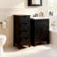 Armoire sur pieds 4 tiroirs noire