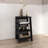 4 Black Shelf For Space Utilization - Bathroom & Living Room  30" 30" Quick Setup, Functional Design-991666619