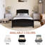 Lit plateforme simple en bois avec 2 tiroirs-1896806485