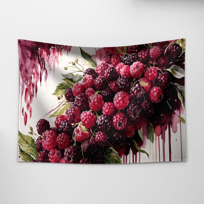 Tapisserie murale «Fruit Mulberry», 26 po x 36 po