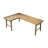 Brown L-Shaped Solid Wood desk-216840649-216840247