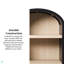 Bibliothèque moderne à 5 tablettes-867967235