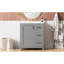 Functional Storage Rubberwood Frame Modern Bathroom Vanity For Compact Spaces