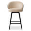 Swivel Upholstered Stool with Metal Frame-402638804-402636843