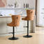 Modern Pu Leather With Adjustable Seat, Comfort Back For Home And Pub ( 2 Chairs 360Â° Swivel Kitchen Island 2-1458008946