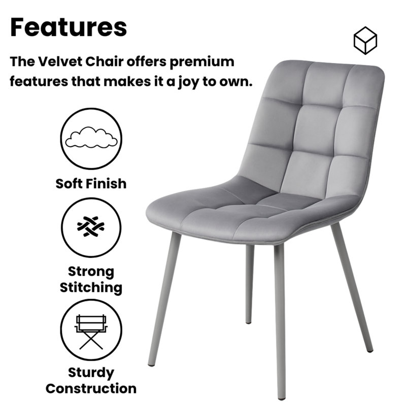 6 - Person Dining Set, Grey