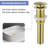Wall Mounted 2-handle Bathroom Faucet with Drain Assembly-101337291