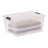 45 Qt./11.25 Gal. Plastic Storage Container Bin with Secure Lid and Latching Buckles-1969071078