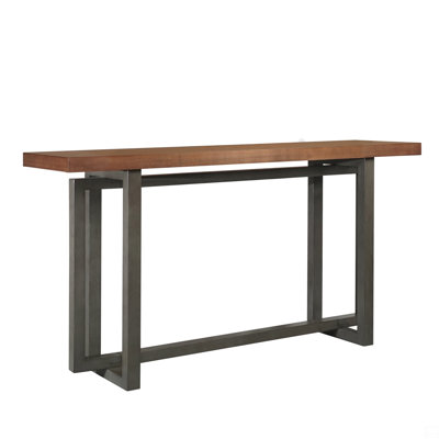 59" Narrow Console Table - MDF Entryway Sofa Table