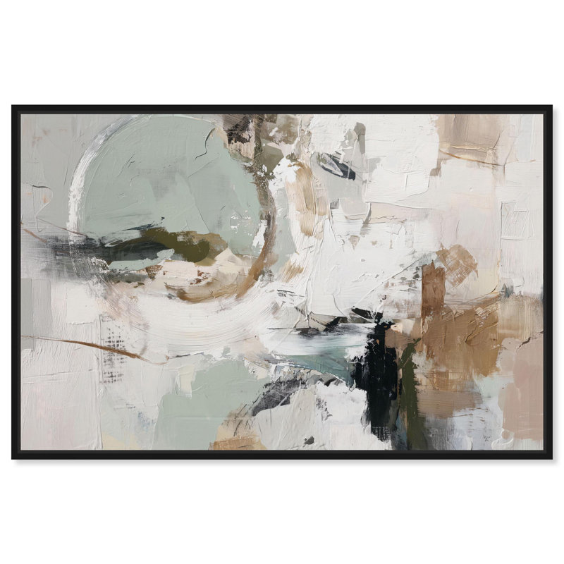 "Misty Forms III", reproduction d'art sur toile par Art Remedy, cadre noir, 15 x 10, H 11 po x l 16 po, Structure noire