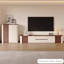 Meuble télé moderne en bois manufacturé beige-1689452846