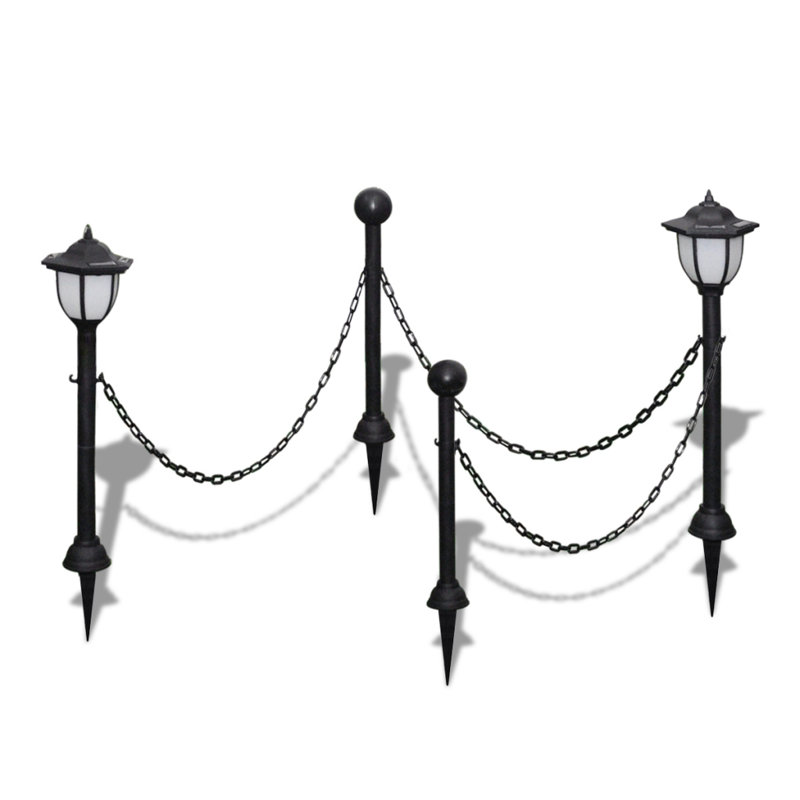 Solar Powered Integrated LED Pathway Light