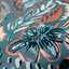 Chelchowska Pepper Collection Flocked Wild Flower Felice 10.05m x 53cm Wallpaper Roll-285802856