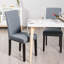 Chaises de salle à manger rembourrées avec clous Avajane-222422616