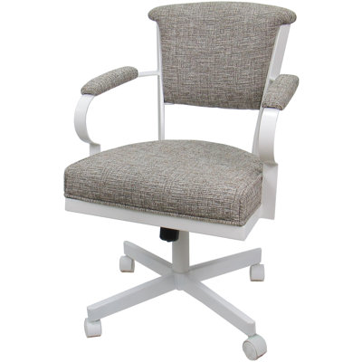 Chaise pivotante en métal Magaw