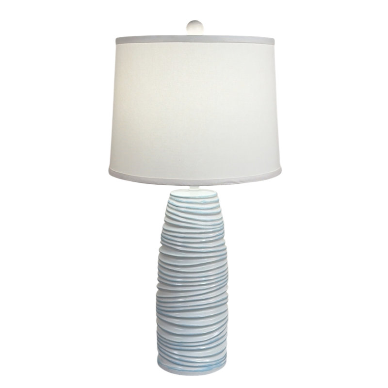 Lampe de table Nude / Atlantic, Blanc / Bleu