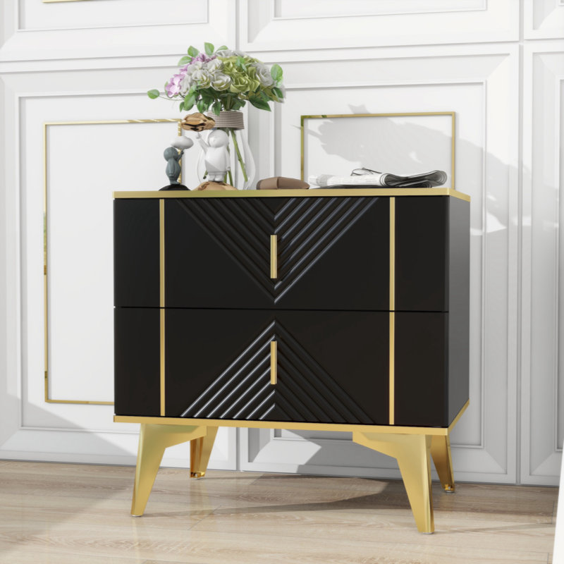 Ensemble de deux tables de chevet Laraine