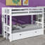 Lit simple superposé avec lit gigogne extensible-1890052759