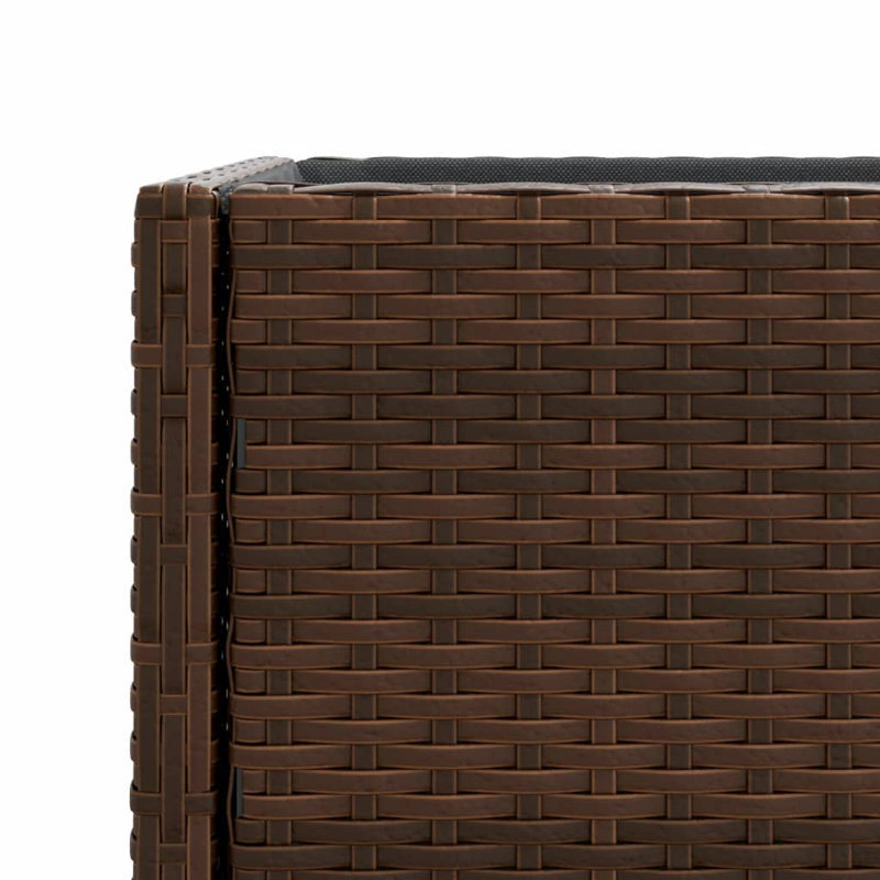 Elevated Planter, Brown, 75cm H x 90cm W x 40cm D