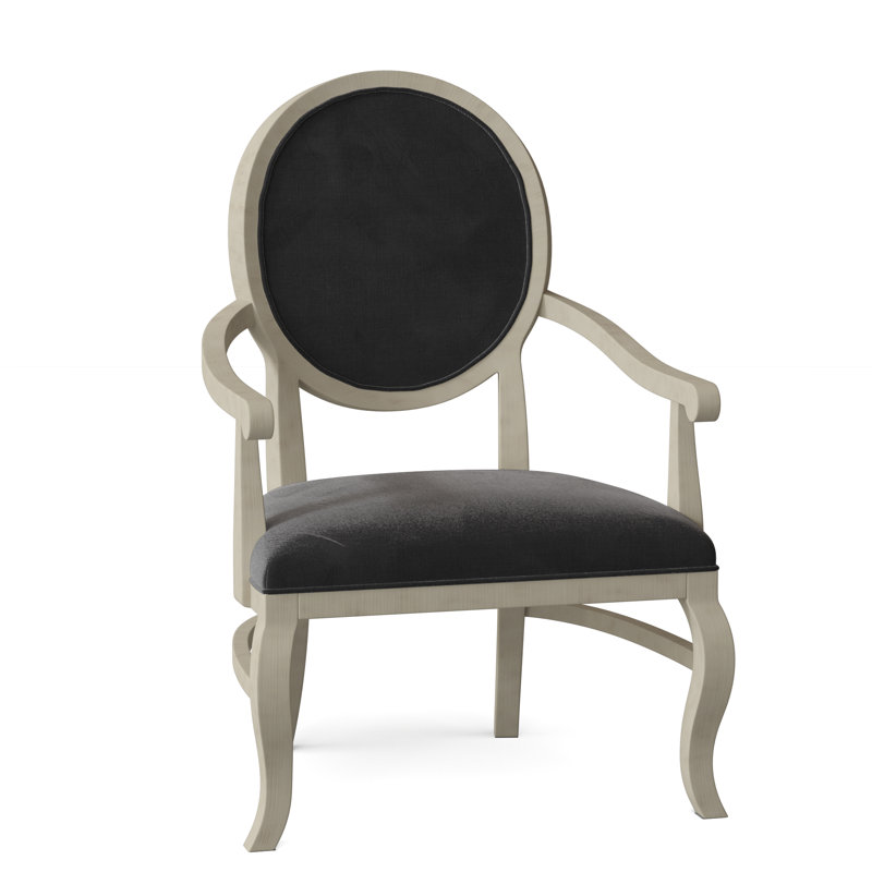 Chaise avec accoudoirs à dossier très grand Oakland Oakland, 9953 Minuit, Espresso