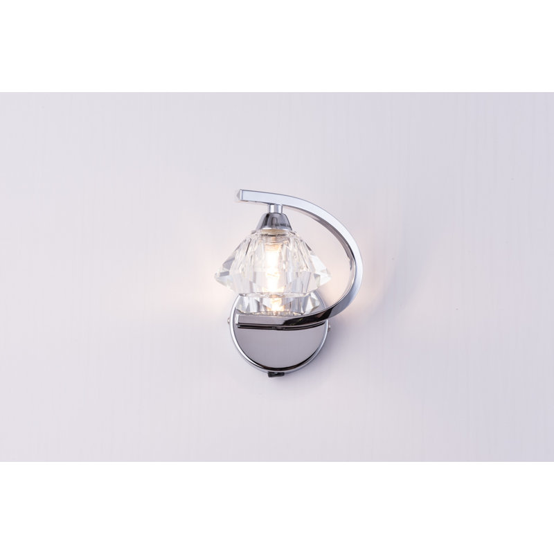 Johana Chrome Armed Sconce