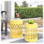 Round Iron Outdoor Side Table , 13.75 " W 13.75 " D-1344654874