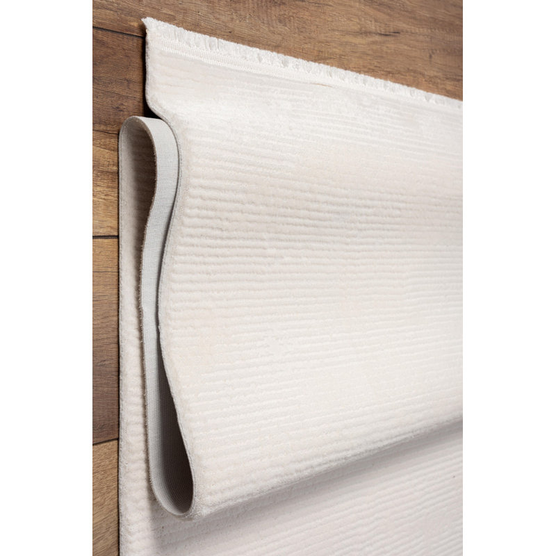 Naysa Solid Colour Area Rug, Rectangle 80 x 150cm