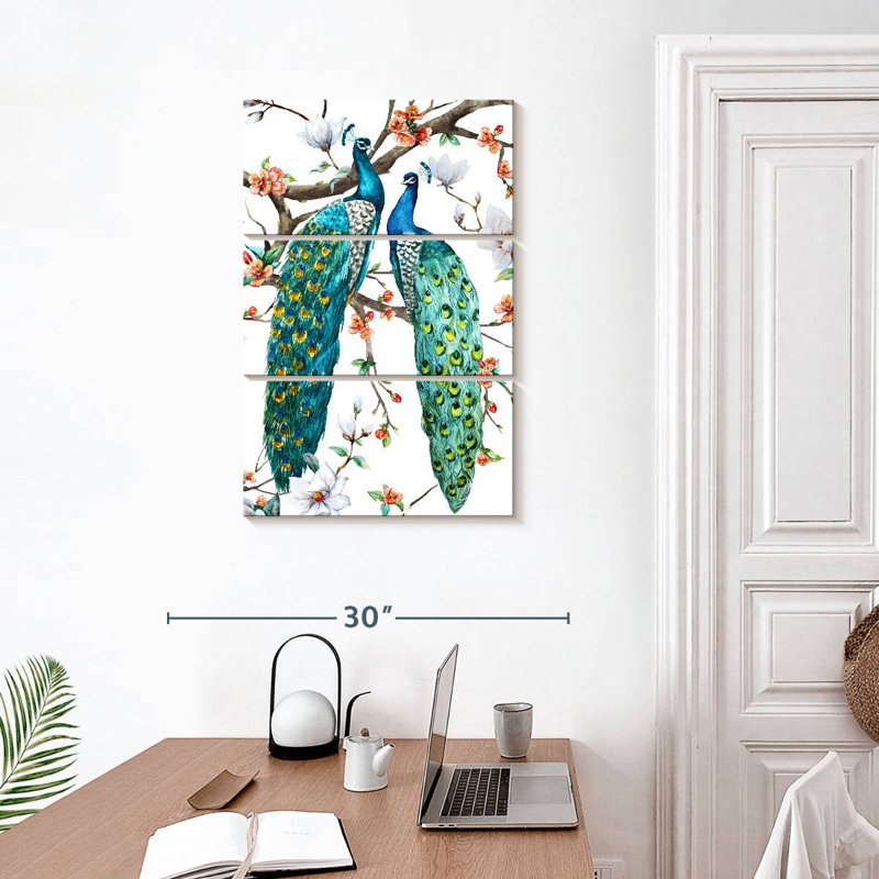 Brampt Paradise Birds I, 32" H x 20" W