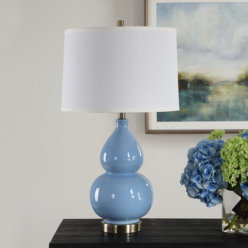Lampe de table, Bleu