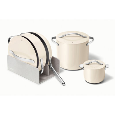 Caraway Ceramic Non-Stick Cookware Set Plus