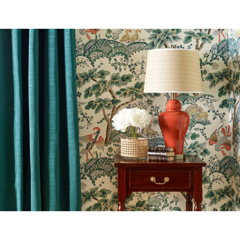 KELMESCOTT WALLCOVERING, Peacock/Sand