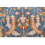 Tapis bleu traditionnel en laine 3x5