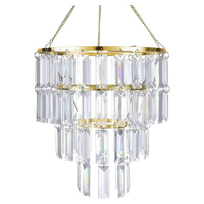 Faux Chandeliers Light Fixture Pendant Ceiling Lampshade