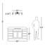 Luminaire suspendu 4 lumières Merilian Kenilworth-1920088196