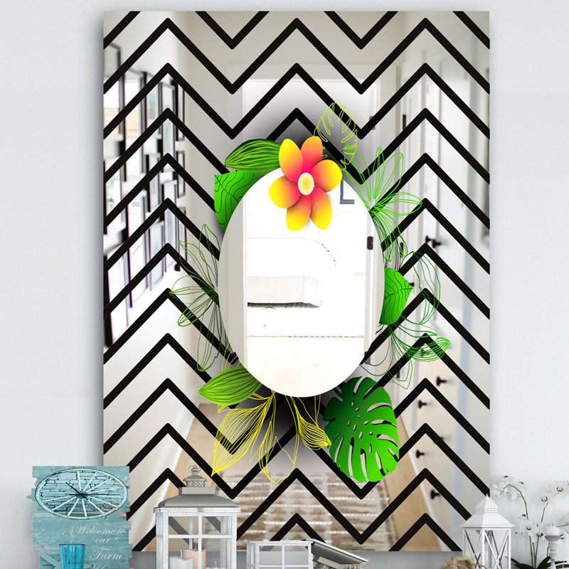 Miroir d'appoint Elementary Botanicals, H 39,4 po x l 29,5 po