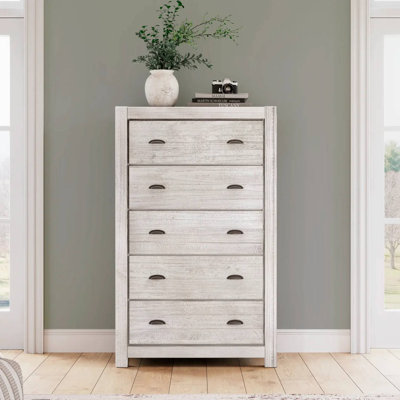 Montauk Solid Wood 32.5' W 5-Drawer Chest