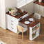 Îlot de cuisine avec roulettes Dawson, extensible-129993338
