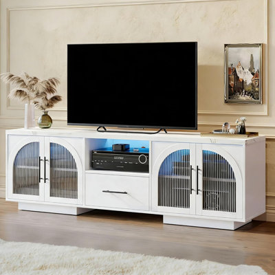 70" TV Stand - White