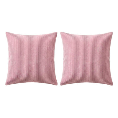 Housse de coussin simple à rayures