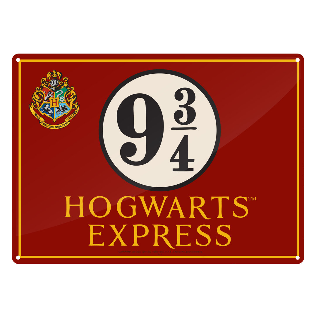 Blechschild klein - Harry Potter (Hogwarts Express)